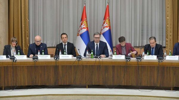Седница Владе Србије поводом ситуације на Косову - Sputnik Србија