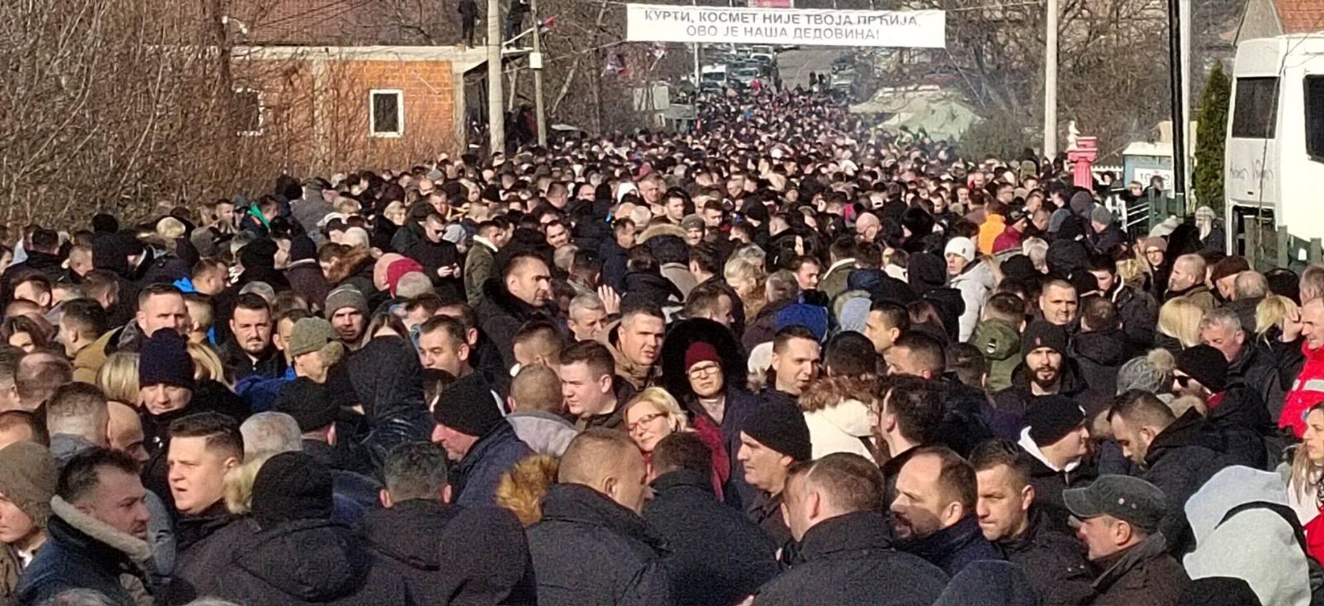 Protest Srba u Rudaru - Sputnik Srbija, 1920, 22.12.2022