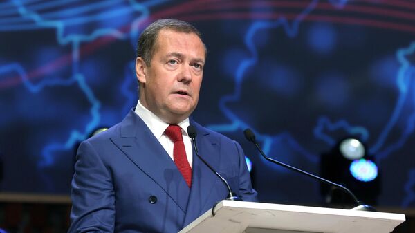 Заменик председавајућег Савета безбедности Русије Дмитриј Медведев - Sputnik Србија