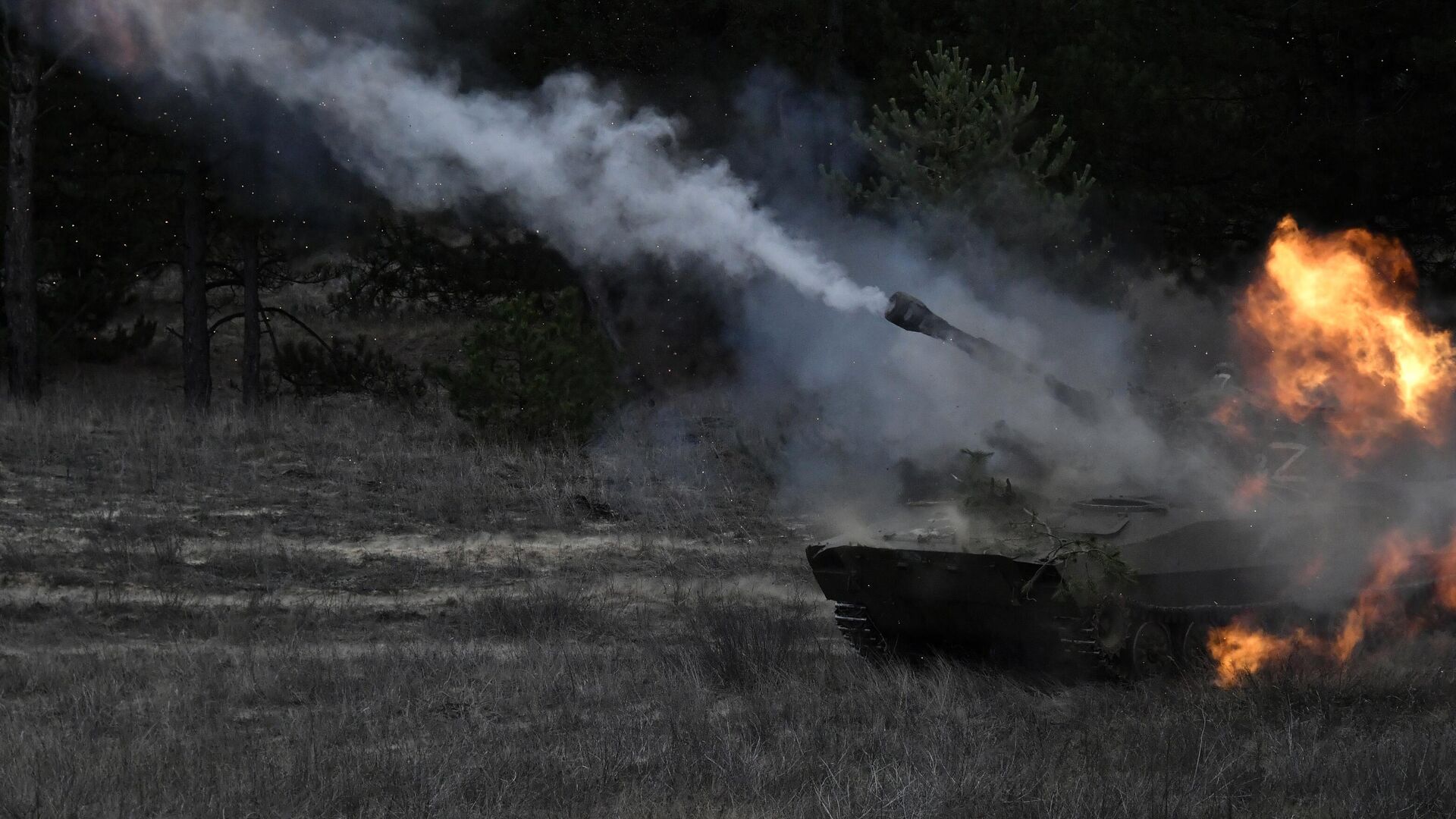 Samohodna haubica 2S1 Gvozdika u zoni specijalne vojne operacije - Sputnik Srbija, 1920, 01.01.2023