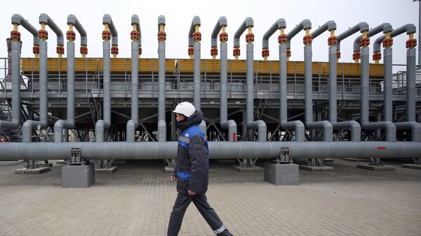 Kompresorska stanica Ruska koja ulazi u sistem gasovoda za isporuke gasa za Turski tok - Sputnik Srbija