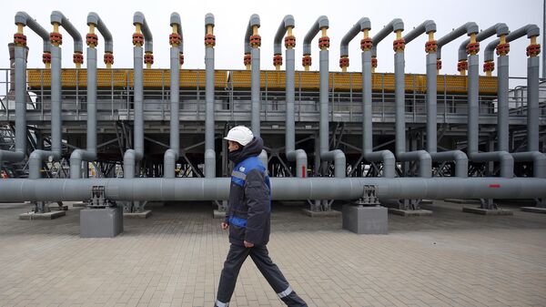 Компресорска станица Руска која улази у систем гасовода за испоруке гаса за Турски ток - Sputnik Србија