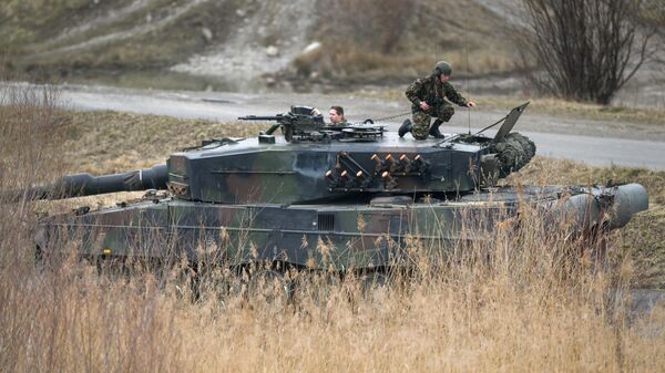 Tenk nemačke proizvodnje leopard 2 - Sputnik Srbija