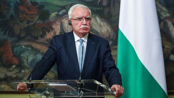 Ријад Ал Малики, палестински министар спољних послова - Sputnik Србија