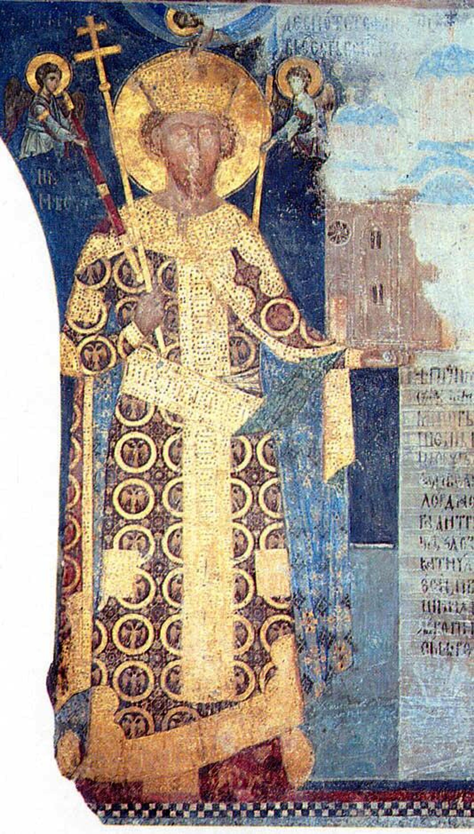 Ktitorska freska despota Stefana Lazarevića iz crkve manastira Manasije, 1418. - Sputnik Srbija, 1920, 09.01.2023