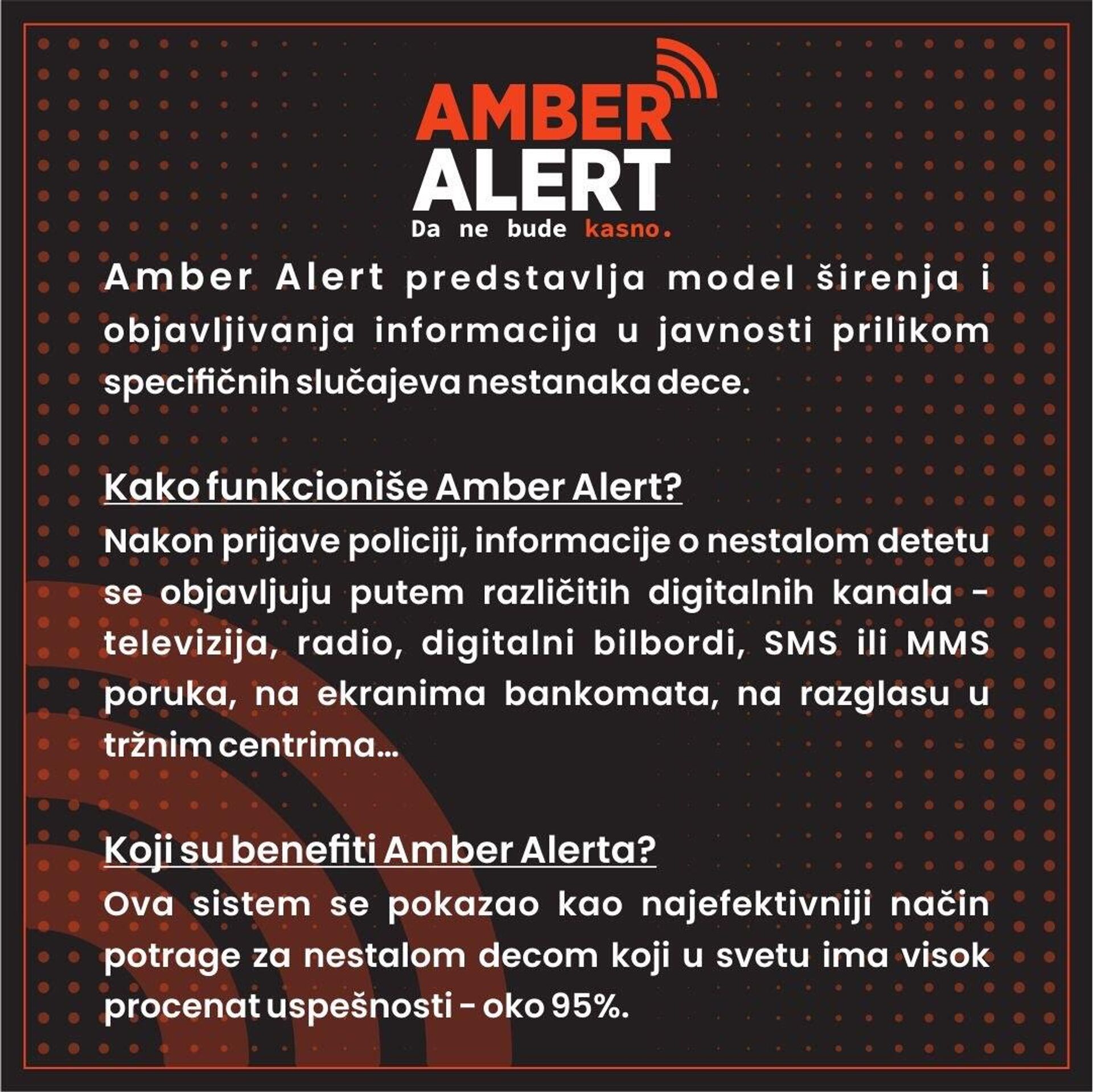 Amber alert - da ne bude kasno. - Sputnik Srbija, 1920, 25.05.2023