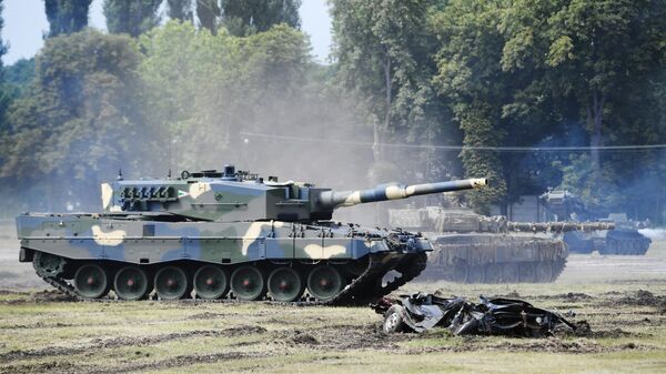Nemački tenkovi leopard 2/A4 - Sputnik Srbija