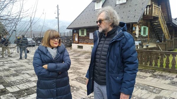 Emir Kusturica i Maja Gojković uoči otvaranja 16. Kustendorfa - Sputnik Srbija