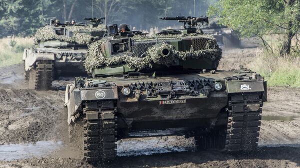 Тенкови леопард 2 - Sputnik Србија