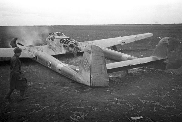 Nemački izviđački avion koji je oboren tokom Stljingradske bitke. - Sputnik Srbija