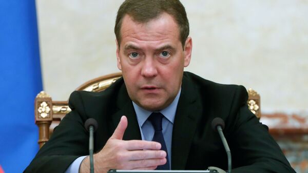 Predsedatelь pravitelьstva RF Dmitriй Medvedev - Sputnik Srbija