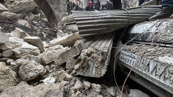 Ruševine nakon razornog zemljotresa u Siriji - Sputnik Srbija