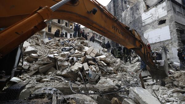 Ruševine nakon razornog zemljotresa u Siriji - Sputnik Srbija