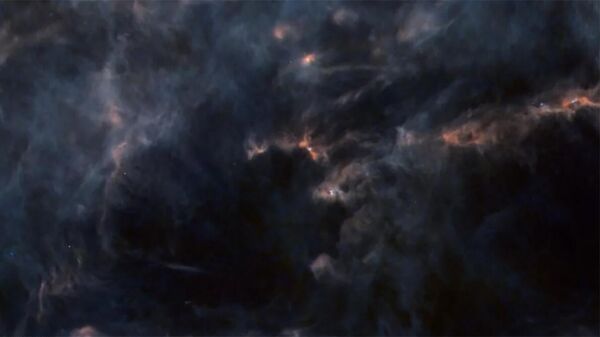 Vrtlog gasa i prašine u molekularnom oblaku Bika (TMC-1), koji je posmatrala svemirska opservatorija Geršelj. - Sputnik Srbija
