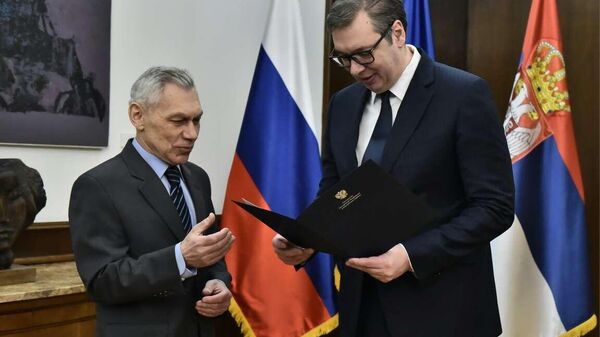 Predsednik Srbije Aleksandar Vučić sastao se danas sa ambasadorom Ruske Federacije Aleksandrom Bocan-Harčenkom - Sputnik Srbija