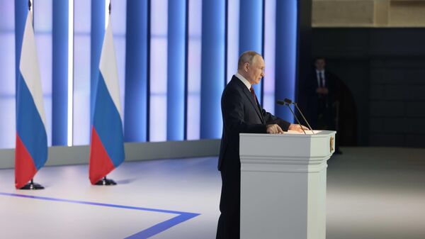 Obraćanje predsednika Rusije Vladimira Putina Saveznoj skupštini - Sputnik Srbija