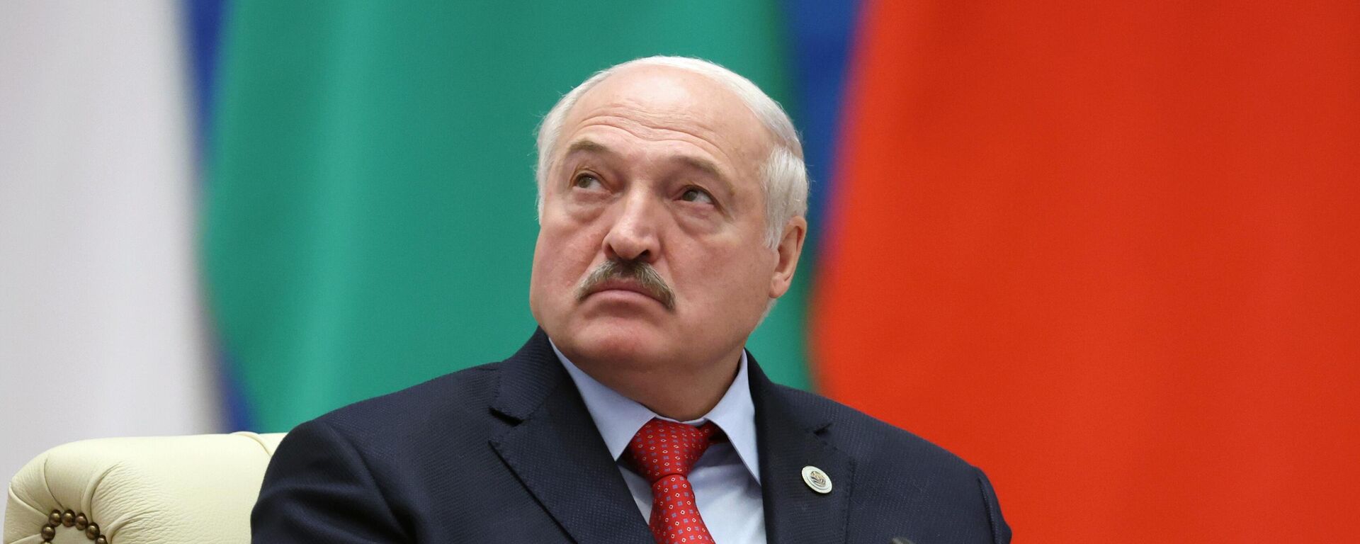 Prezident Belorussii Aleksandr Lukašenko na zasedanii Soveta glav stran-učastnic ŠOS v rasširennom sostave v Samarkande, Uzbekistan - Sputnik Srbija, 1920, 25.02.2023