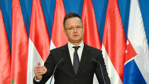 Ministar spoljnih poslova Mađarske Peter Sijarto - Sputnik Srbija