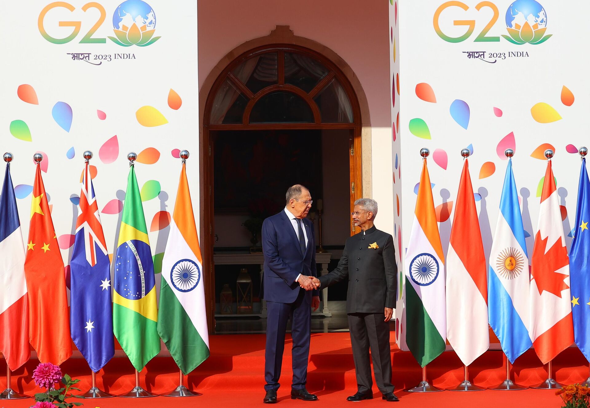 Lavrov na ministarskom sastanku G20 u Indiji - Sputnik Srbija, 1920, 31.03.2023