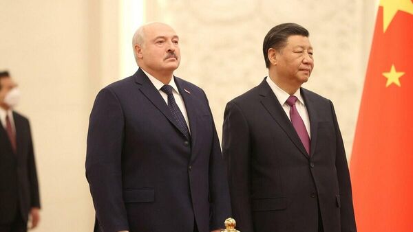 Встреча президента Беларуси Александра Лукашенко и председателя КНР Си Цзиньпина  - Sputnik Србија