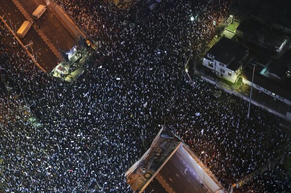 Protesti u Izraelu zbog pravosudnog zakona - Sputnik Srbija