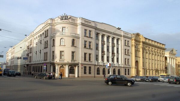 Зграда МУП-а и КГБ-а Белорусије у Минску - Sputnik Србија
