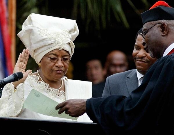Predsednica Liberije Elen Džonson Serlif, prva žena na čelu jedne afričke države - Sputnik Srbija