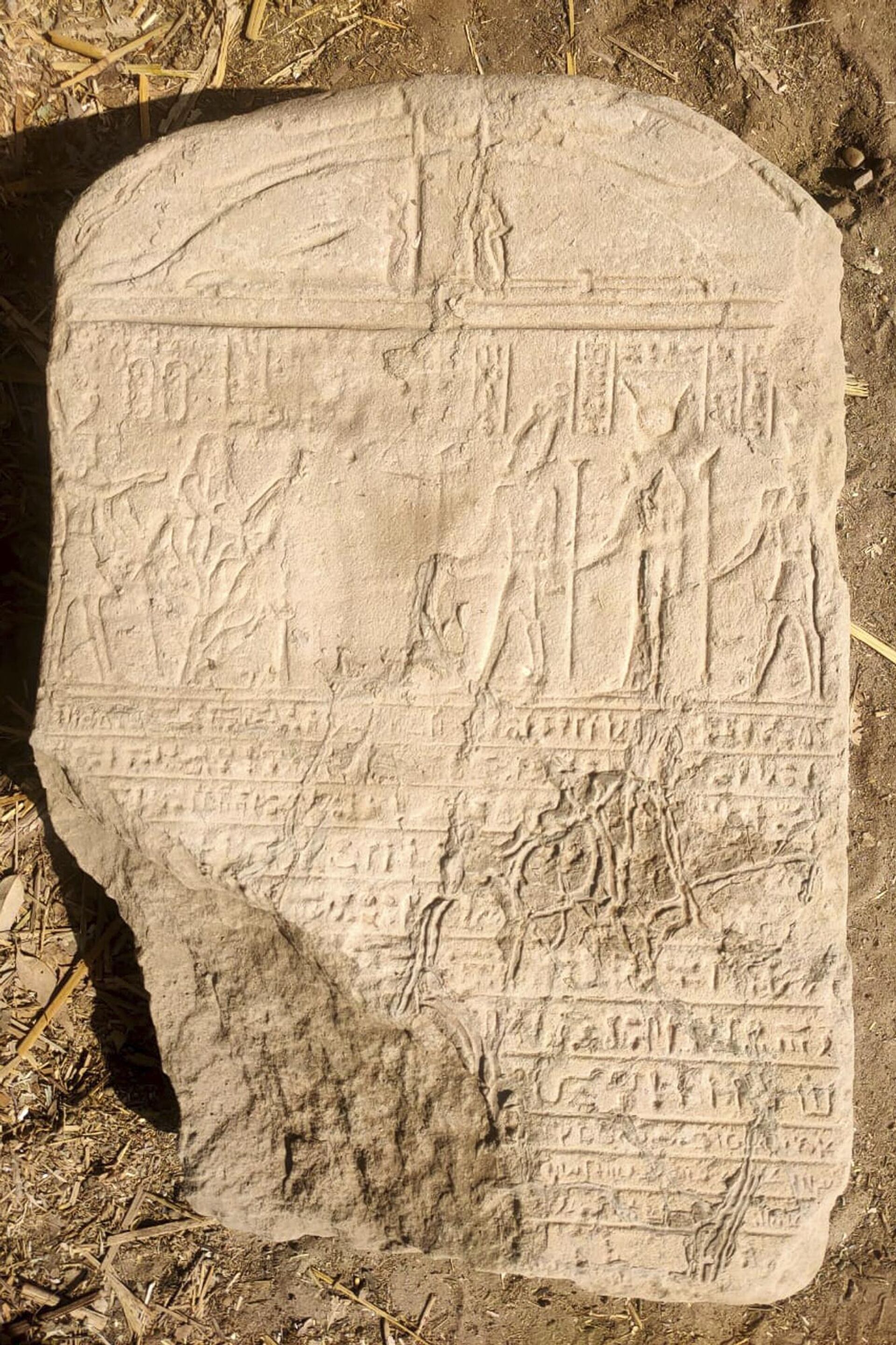 Ploča iz rimskog doba ispisana demotskim pismom i hijeroglifima. - Sputnik Srbija, 1920, 08.03.2023