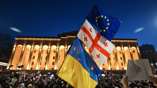 Протест опозиције у грузијском Тбилисију - Sputnik Србија