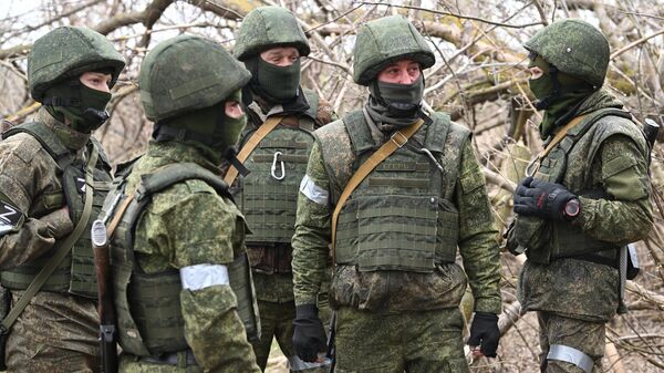Ruski vojnici u zoni specijalne vojne operacije u Ukrajini - Sputnik Srbija