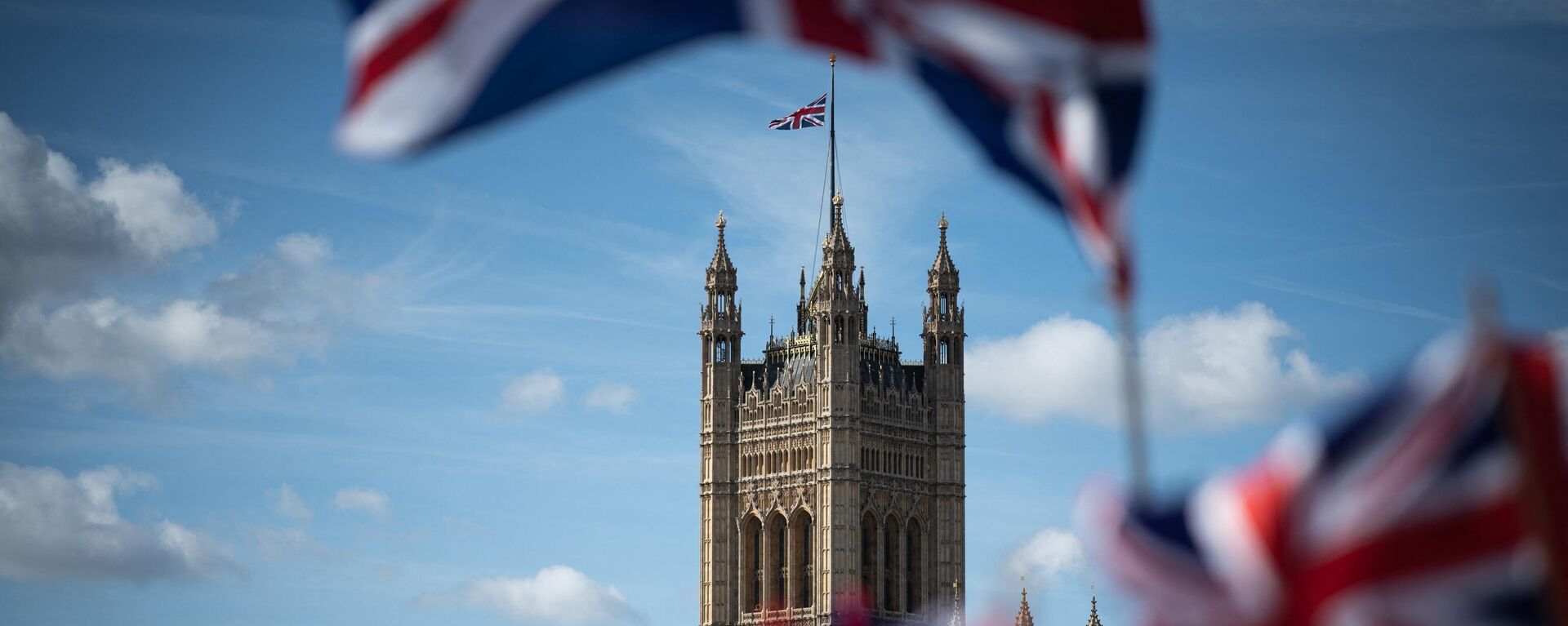 Britanska zastava na Vestminsterskoj palati u Londonu - Sputnik Srbija, 1920, 13.03.2023