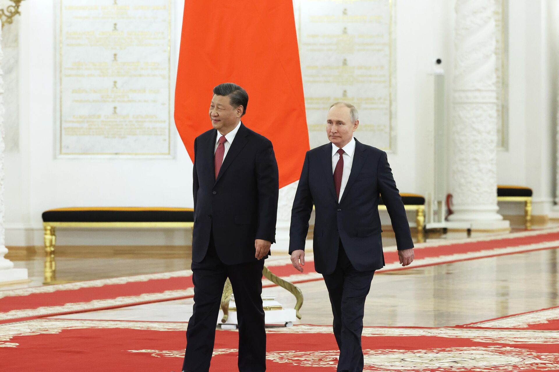 Predsednici Kine i Rusije, Si Đinping i Vladimir Putin, na sastanku u Moskvi - Sputnik Srbija, 1920, 08.09.2023