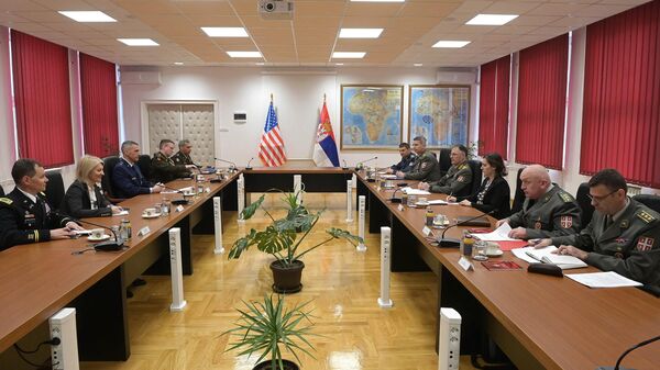 sastanak srpske i američke delegacije - Sputnik Srbija