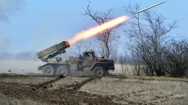Руски ракетни систем Торнадо Г у зони специјалне војне операције - Sputnik Србија