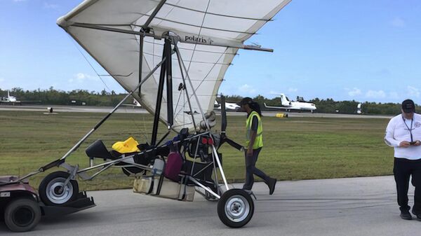 Motorni zmaj kojim su migranti doleteli na Floridu sa Kube - Sputnik Srbija