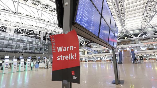 Штрајк запослених у саобраћају у Немачкој - Sputnik Србија