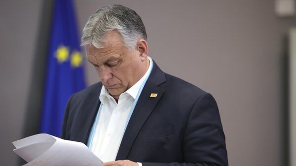 Viktor Orban na samitu EU u Briselu - Sputnik Srbija