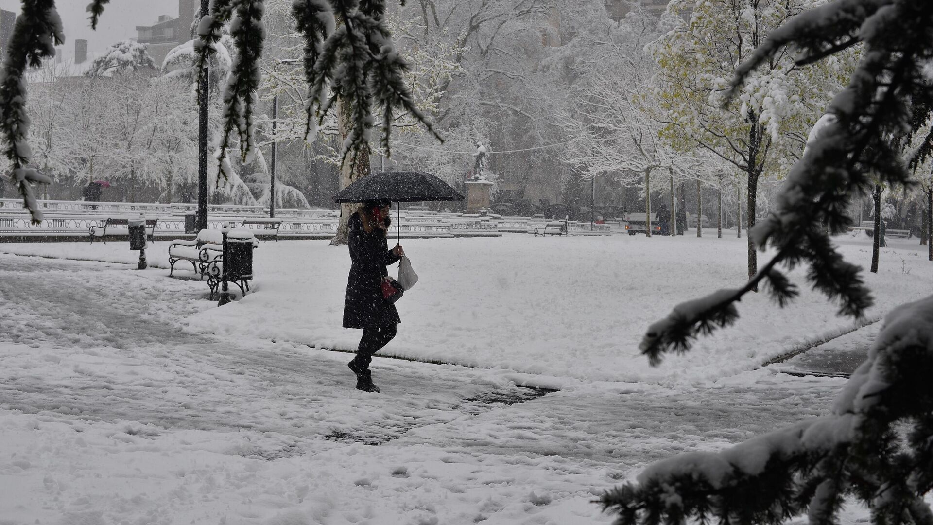 Sneg u Beogradu Sneg u Beogradu - Sputnik Srbija, 1920, 04.04.2023