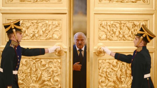 Председник Белорусије Александар Лукашенко у Кремљу - Sputnik Србија