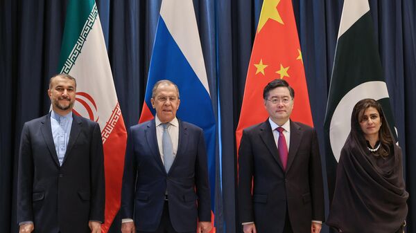 Sastanak ministara inostranih poslova Irana, Rusije, Kine i Pakistana o Avganistanu u Samarkandu  - Sputnik Srbija