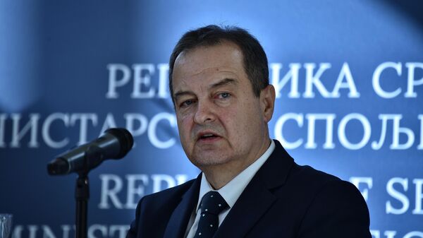Šef srpske diplomatije Ivica Dačić  - Sputnik Srbija