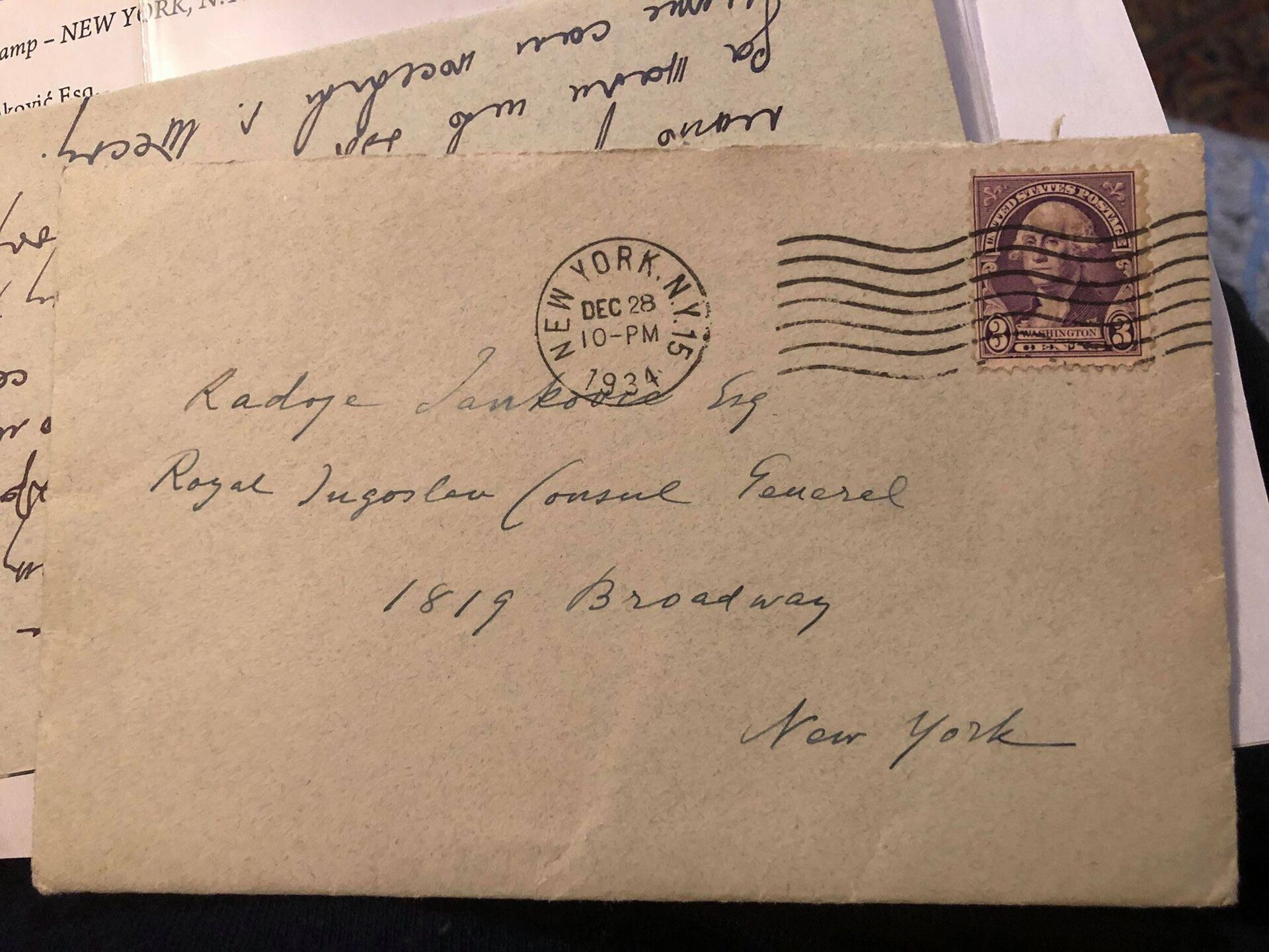 Писмо Николе Тесле југословенском конзулу у Њујорку Радоју Јанковићу - Sputnik Србија, 1920, 18.04.2023