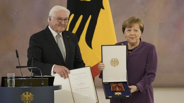 Ангела Меркел прима орден за највише заслуге у земљи - Sputnik Србија