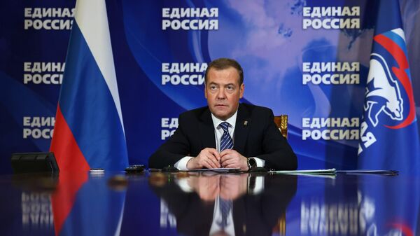 Zamenik predsedavajućeg Saveta bezbednosti Rusije Dmitrij Medvedev. - Sputnik Srbija