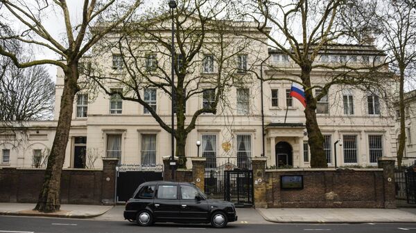 Zgrada ambasade Rusije u Londonu - Sputnik Srbija