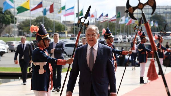 Ministar spoljnih poslova Rusije Sergej Lavrov u poseti Brazilu - Sputnik Srbija