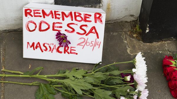 Сећање на трагедију у Дому синдиката у Одеси 2014. године - Sputnik Србија