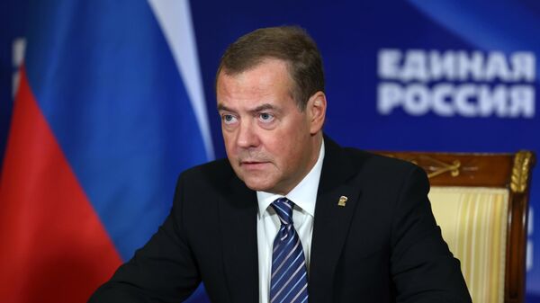 Zamenik predsedavajućeg Saveta bezbednosti Rusiej Dmitrij Medvedev - Sputnik Srbija