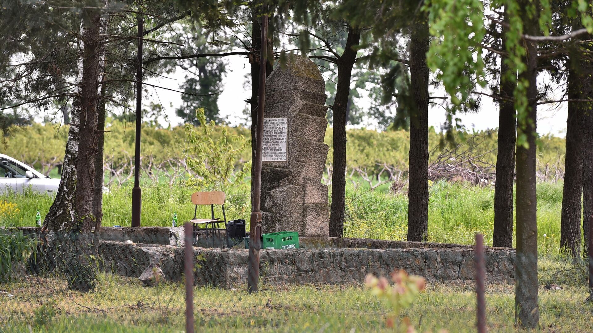 Mesto pucnjave na ulazu u selo Malo Orašje - Sputnik Srbija, 1920, 17.11.2023