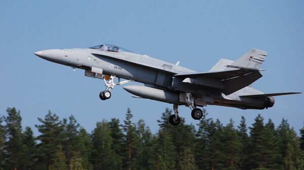 Avion F-18 hornet finskog ratnog vazduhoplovstva - Sputnik Srbija